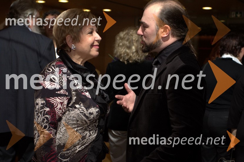 Zlatomira Nikolova in Jože Vidic, operni pevecVesela vdova, premiera operete