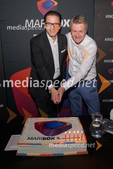  Stipe Jerić, direktor Maribox;  Damjan Korošec, KD Group d.d.Maribox, 5. rojstni dan
