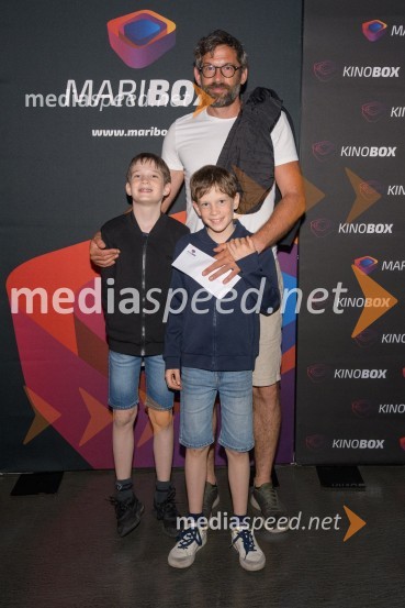 Miha Kuhar s sinovomaMaribox, 5. rojstni dan