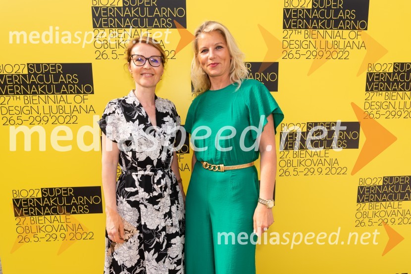  Nataša Jager Radin, odnosi z javnostmi, Kemijski inštitut;  Nataša Celec, vodja marketinga in PR, MAOOdprtje 27. bienala oblikovanja, Muzej za arhitekturo in oblikovanje