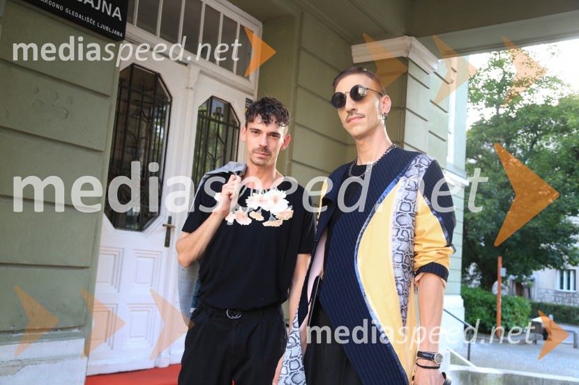  Nejc Cijan Garlatti, igralec;  Matjaž Plošinjak, modni oblikovalecKabaret Kaspar, premiera