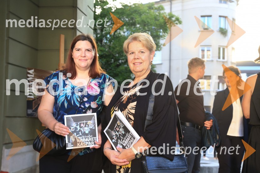 Teja Pelko, novinarka, Svet24;  Irena  Butoln, germanistkaKabaret Kaspar, premiera
