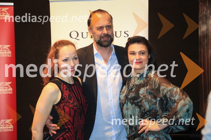  Iva Babić, igralka;  Uroš Fürst, igralec;  Pia Zemljič, igralkaKabaret Kaspar, premiera