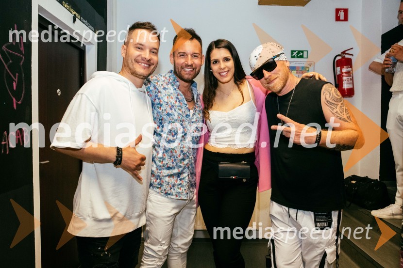  Denis  Vučak- Deniss, skupina Game Over;  Marko Popovič - Mark, skupina Game Over;  ... ;  Štefan  Čamič - Steffanio, skupina Game OverPopstars united, koncert