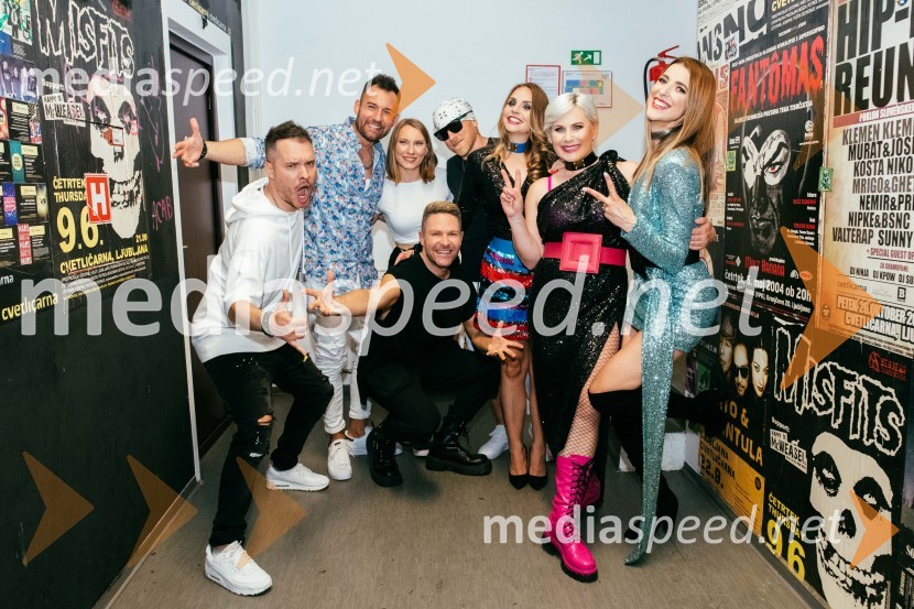  Denis  Vučak- Deniss, skupina Game Over;  Marko Popovič - Mark, skupina Game Over;  ... ;  Sebastian Podgornik, pevec in plesalec;  Štefan  Čamič - Steffanio, skupina Game Over;  Tinkara Fortuna, skupina Bepop;  Ana  Praznik, voditeljica, pevka Bepop;  Alenka  Husič, pevka, skupina Sopranos, skupina BepopPopstars united, koncert