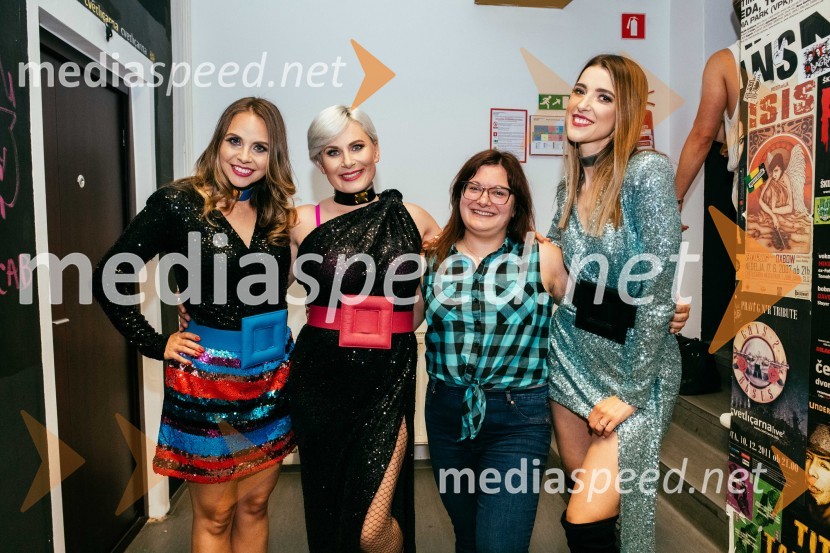  Tinkara Fortuna, skupina Bepop;  Ana  Praznik, voditeljica, pevka Bepop;  ... ;  Alenka  Husič, pevka, skupina Sopranos, skupina BepopPopstars united, koncert