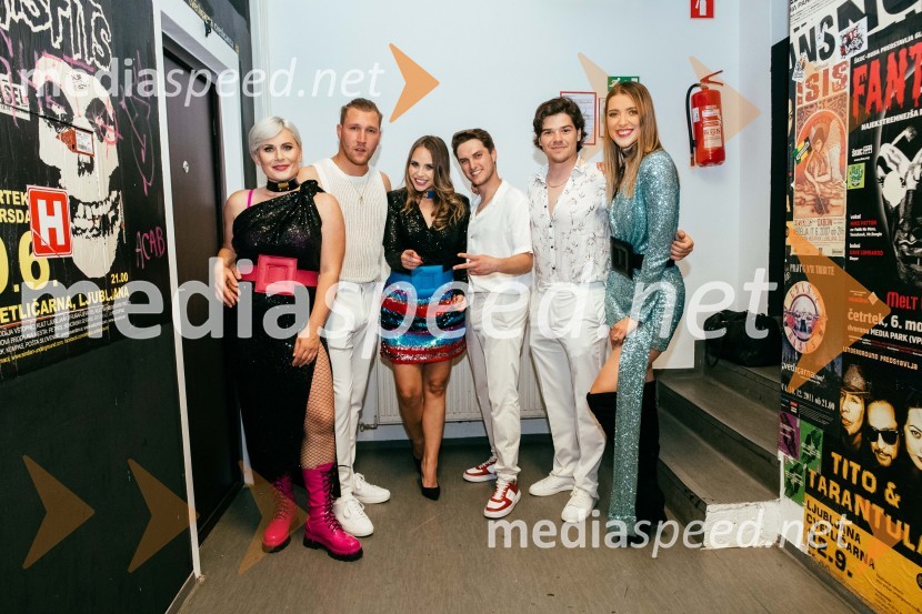  Ana  Praznik, voditeljica, pevka Bepop;  Luka  Cvetičanin, Booom;  Tinkara Fortuna, skupina Bepop;  Matevž Derenda, Booom;  Patrik Mrak, Booom;  Alenka  Husič, pevka, skupina Sopranos, skupina BepopPopstars united, koncert