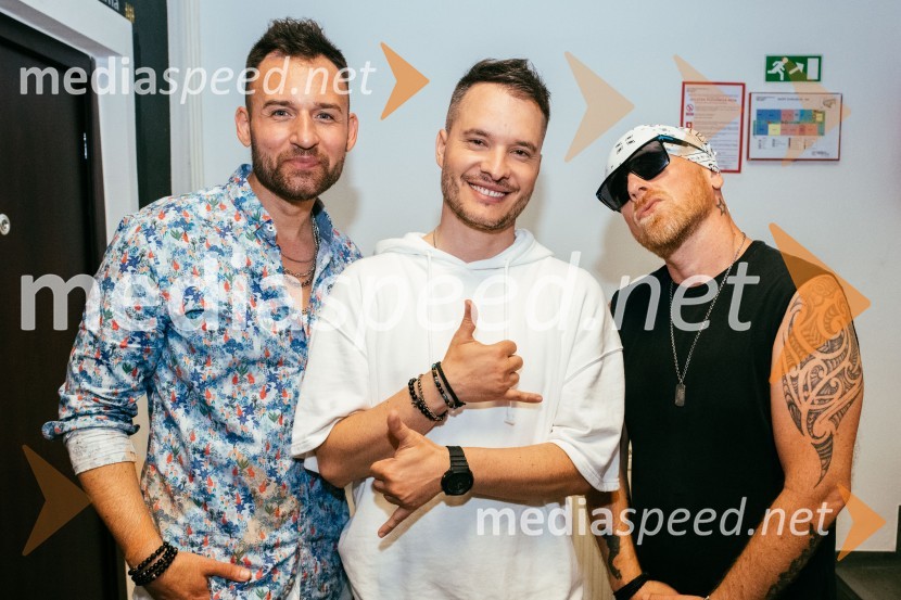  Marko Popovič - Mark, skupina Game Over;  Denis  Vučak- Deniss, skupina Game Over;  Štefan  Čamič - Steffanio, skupina Game OverPopstars united, koncert