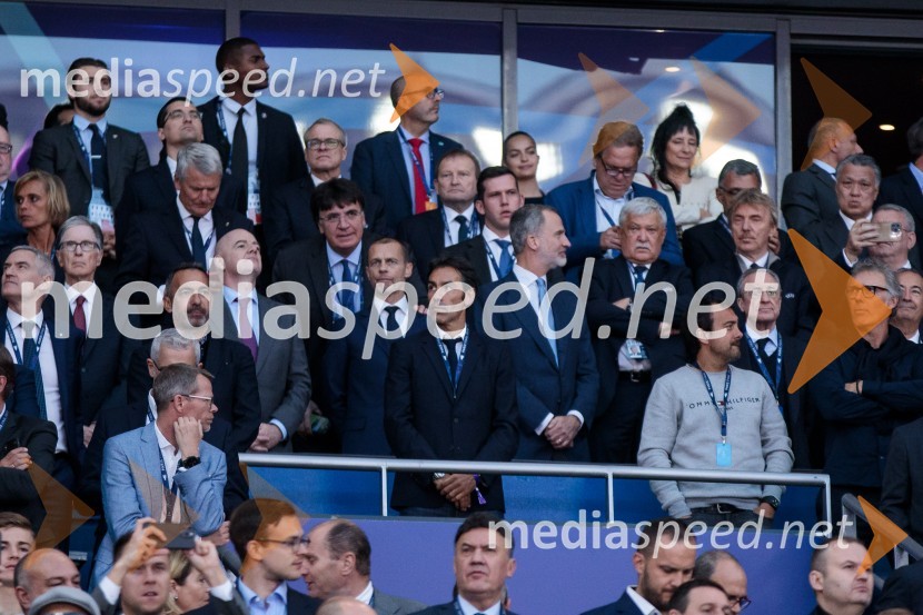  Aleksander Čeferin, odvetnik in predsednik UEFE;  Filip VI. Španski, Španski kraljReal Madrid in Liverpool, finalna tekma Lige prvakov