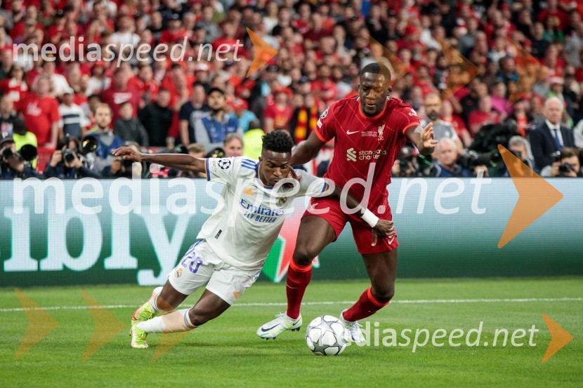  Vini  Jr., nogometaš;  Ibrahima Konaté, nogometašReal Madrid in Liverpool, finalna tekma Lige prvakov