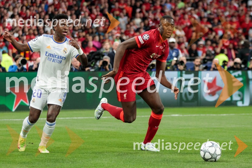  Vini  Jr., nogometaš;  Ibrahima Konaté, nogometašReal Madrid in Liverpool, finalna tekma Lige prvakov