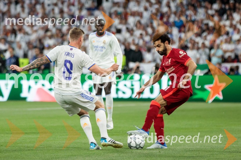  Toni Kroos, nogometaš;  Mohamed Salah, nogometašReal Madrid in Liverpool, finalna tekma Lige prvakov