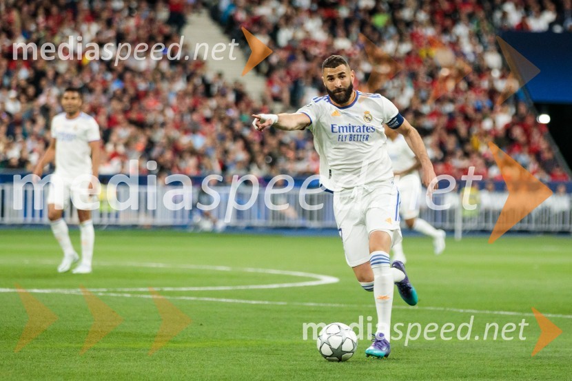  Karim Benzema, nogometašReal Madrid in Liverpool, finalna tekma Lige prvakov