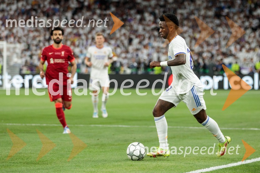  Vini  Jr., nogometašReal Madrid in Liverpool, finalna tekma Lige prvakov