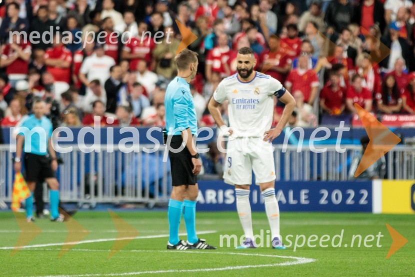  Karim Benzema, nogometašReal Madrid in Liverpool, finalna tekma Lige prvakov