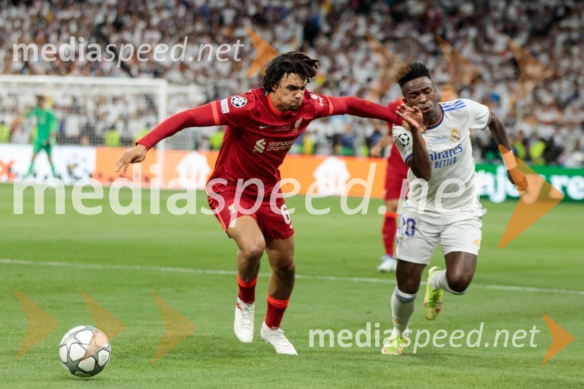  Trent  Alexander-Arnold, nogometaš;  Vini  Jr., nogometašReal Madrid in Liverpool, finalna tekma Lige prvakov