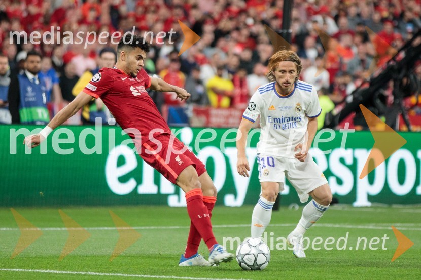  Luis Fernando Díaz, nogometaš;  Luka Modrić, nogometašReal Madrid in Liverpool, finalna tekma Lige prvakov