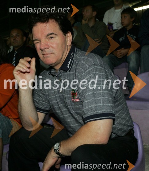 Lastnik radia City Mišo Hoelbl (radio City je eden izmed sponzorjev NK Maribora)Stipe Balajič poslovilna tekma