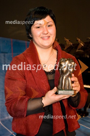 Lucija Polavder, judoistka, 3. športnica leta 2008 (dobitnica bronaste olimpijske medalje)Športnik leta 2008