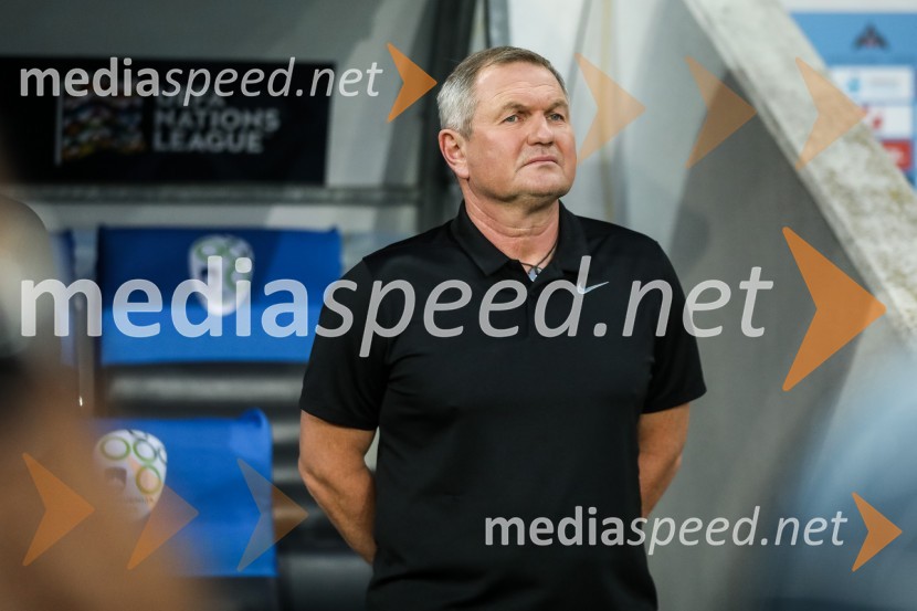  Matjaž Kek, selektor slovenske nogometne reprezentanceLiga narodov: Slovenija - Švedska