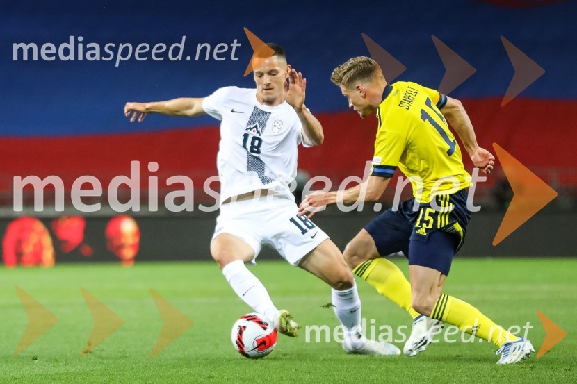  Žan Celar, nogometaš;  ... Liga narodov: Slovenija - Švedska