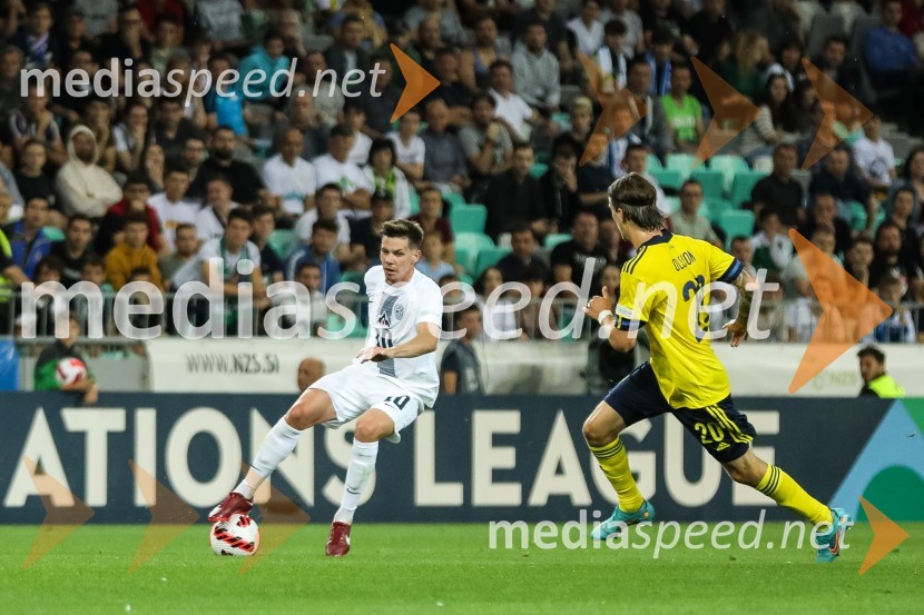  Miha Zajc, nogometaš, Fenerbahče SKLiga narodov: Slovenija - Švedska