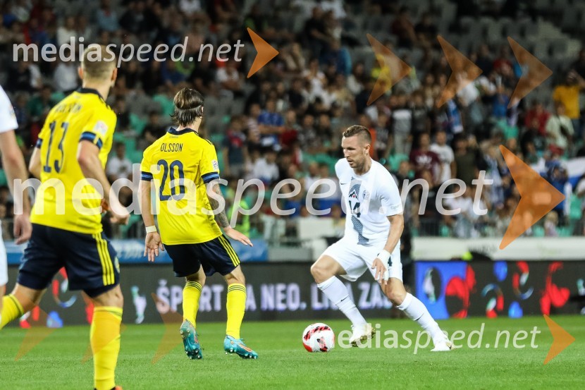  Jasmin Kurtić, nogometaš, SpalLiga narodov: Slovenija - Švedska