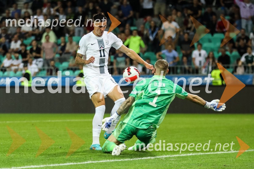  Benjamin Šeško, nogometašLiga narodov: Slovenija - Švedska