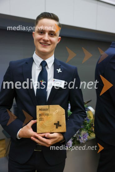  Tristan RomihAmbasador gostoljubja in dobrega počutja 2022 VSGT Maribor