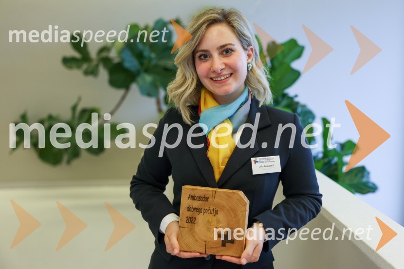  Urša FornazaričAmbasador gostoljubja in dobrega počutja 2022 VSGT Maribor