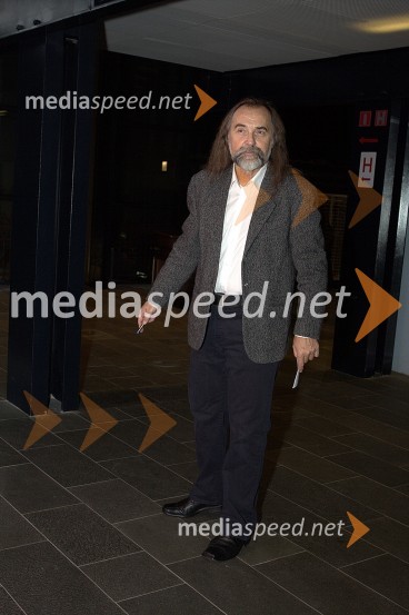 Dragan Bulič, glasbeni urednik Vala 202Kostja Gatnik, odprtje razstave