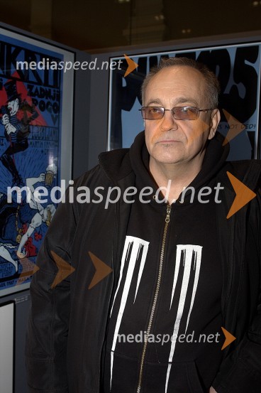 Igor Vidmar, organizator koncertov in publicistKostja Gatnik, odprtje razstave