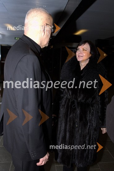 Kostja Gatnik in Jožica Brodarič, modna ikonaKostja Gatnik, odprtje razstave