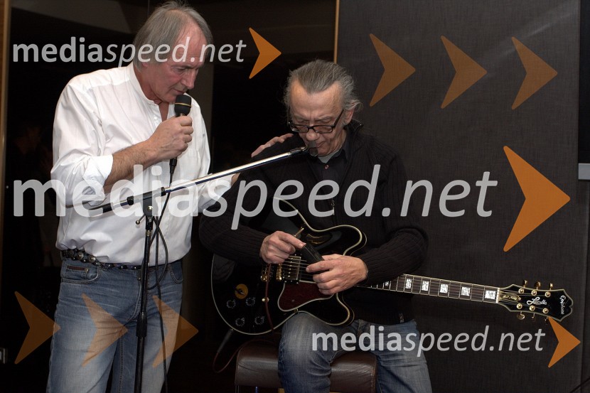 Janez Bončina - Benč, pevec in Janez Zmazek Žan, pevecJanez Bončina Benč, 60 let