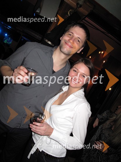 Stipe Jerič, urednik RTS in Alenka Šurlan, novinarka televizije RTS in odgovorna za odnose z javnostmi v kabinetu župana Mestne občine MariborMagnifico, božični koncert