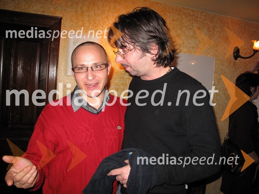 Gregor Jeza, predsednik uprave Hit Šentilj d.d. in Robert Pešut - Magnifico, pevecMagnifico, božični koncert