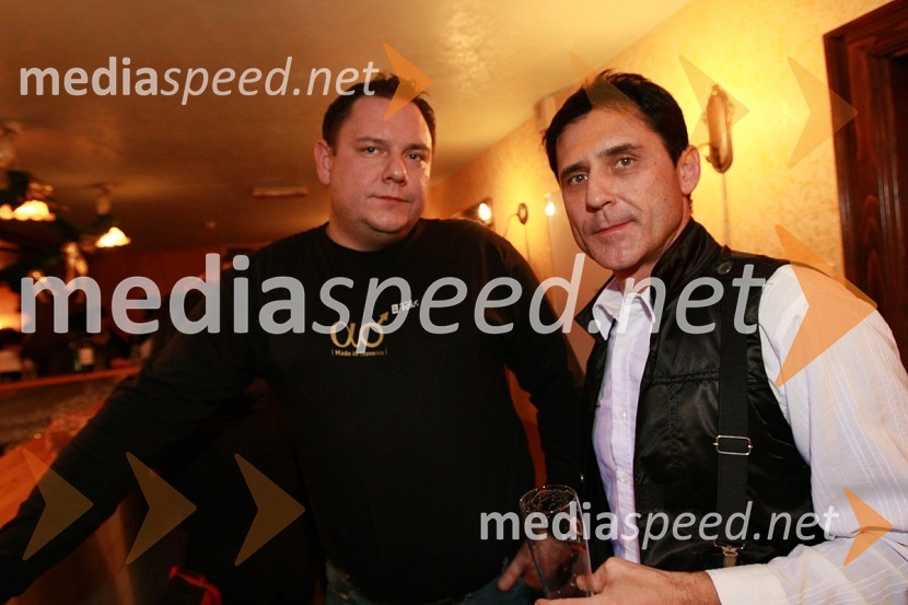 Vinko Mandl, mestni svetnik MOM in Stojan Auer, Net TVMagnifico, božični koncert