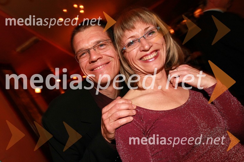 Primož Tručl, direktor Enerson d.o.o. s soprogo DoloresMagnifico, božični koncert