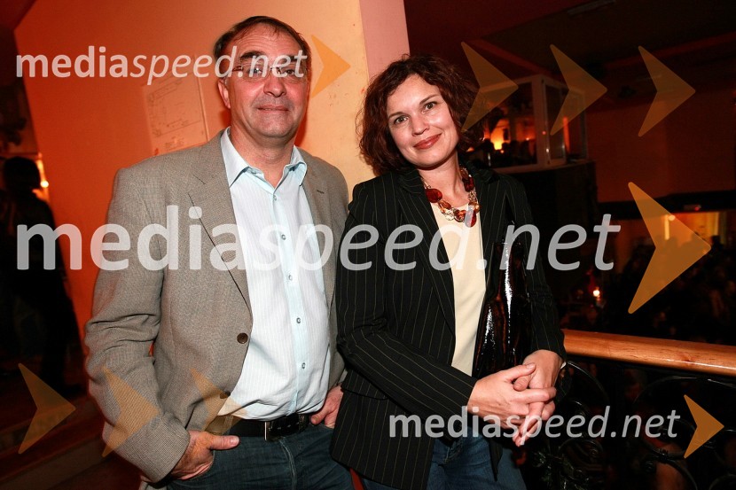 Matjaž Svetelšek, direktor mariborskega Interspara s soprogoMagnifico, božični koncert