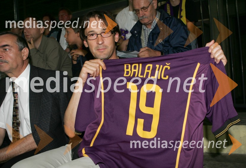 Organizator Smiljan Kreže, ki je sicer v Ljudskem vrtu uradni napovedovalec tekemStipe Balajič poslovilna tekma