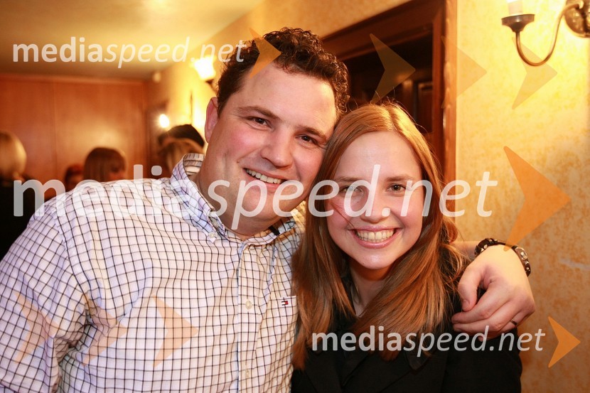 Damijan Koletnik, direktor Dravskih elektrarn Maribor in predsednik Nadzornega sveta Telekoma Slovenije in njegova žena SandraMagnifico, božični koncert