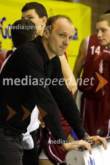 Jure Zdovc, trener ekipe ZahodaDan slovenske košarke