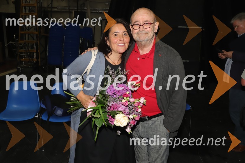  Marjuta  Slamič, igralka;  Vlado Novak, igralecZaključek 57. festivala Borštnikovo srečanje