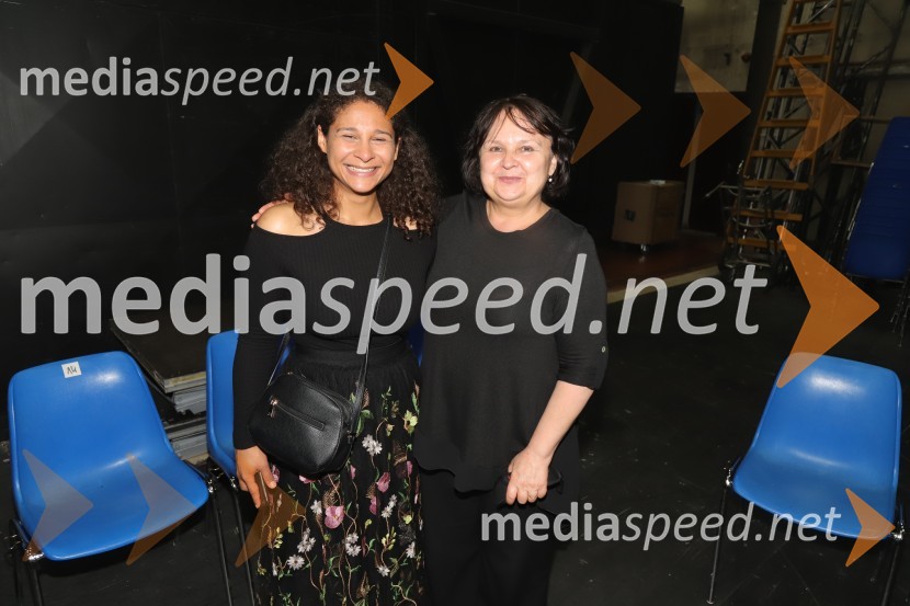  Lina Akif, igralka;  Irena Varga, igralkaZaključek 57. festivala Borštnikovo srečanje