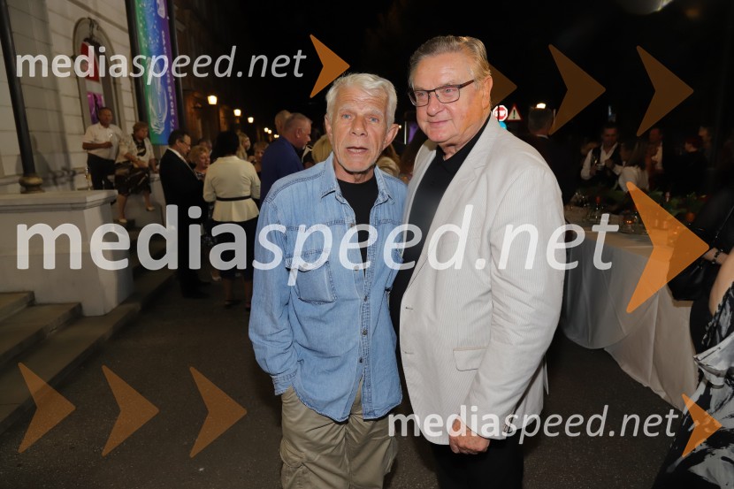  Ivo  Barišič, prejemnik Borštnikovega prstana za življenjsko delo;  Dušan Mlakar, režiserZaključek 57. festivala Borštnikovo srečanje