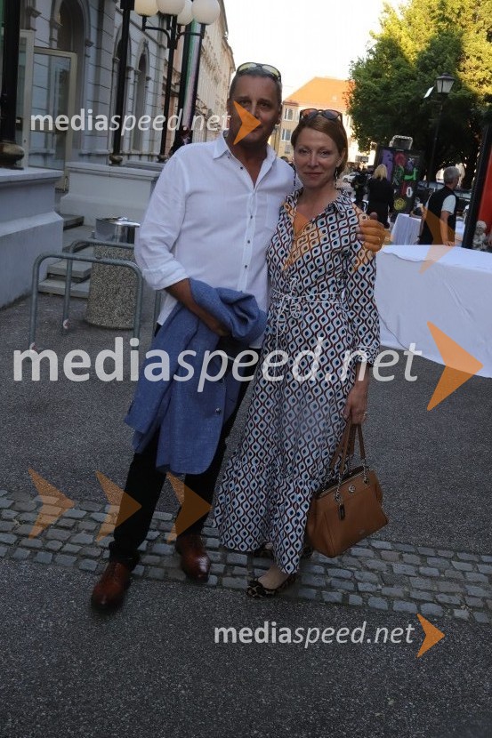  Danilo Rošker, direktor SNG Maribor;  Nataša Matjašec Rošker, igralkaZaključek 57. festivala Borštnikovo srečanje