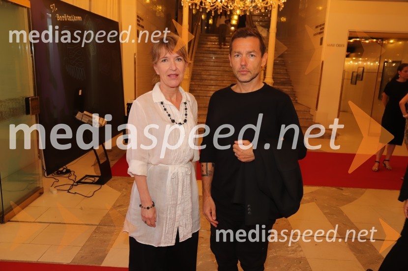  Vesna Jurca Tadel, ravnateljice SNG Drama Ljubljana;  Aleš Novak, umetniški direktor Festival Borštnikovo srečanjeZaključek 57. festivala Borštnikovo srečanje
