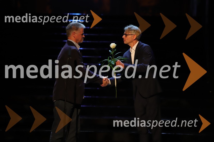  Srečko Fišer, prevajalec;  Primož Ekart, igralec, režiserZaključek 57. festivala Borštnikovo srečanje