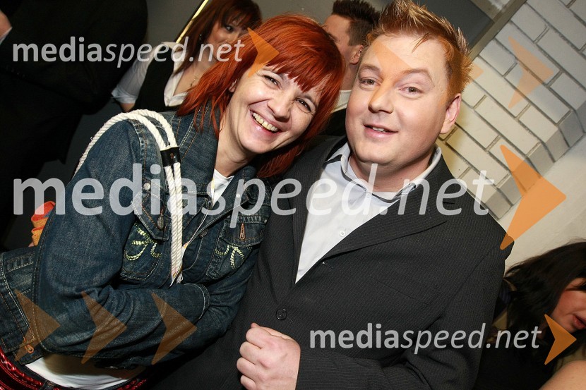 Vlasta Černuta, avto Šerbinek in Miro Kodrič, moderator in producent idej na radiu Net FMRTV Net praznuje, novoletni koncert