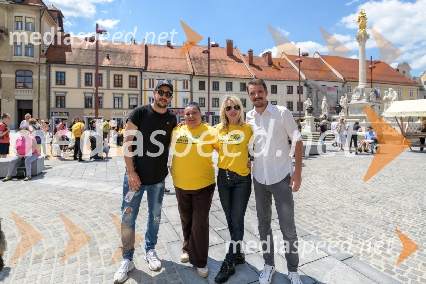  Boštjan Čukur, raper, 6 Pack Čukur;  Urška Vučak Markež, igralka;  Lidija Šestak Zorić, predsednica društva Sonček Maribor;  Mitja Šeško, moderator prireditev Ples na vozičkih ob 40. obletnici mariborskega društva Sonček